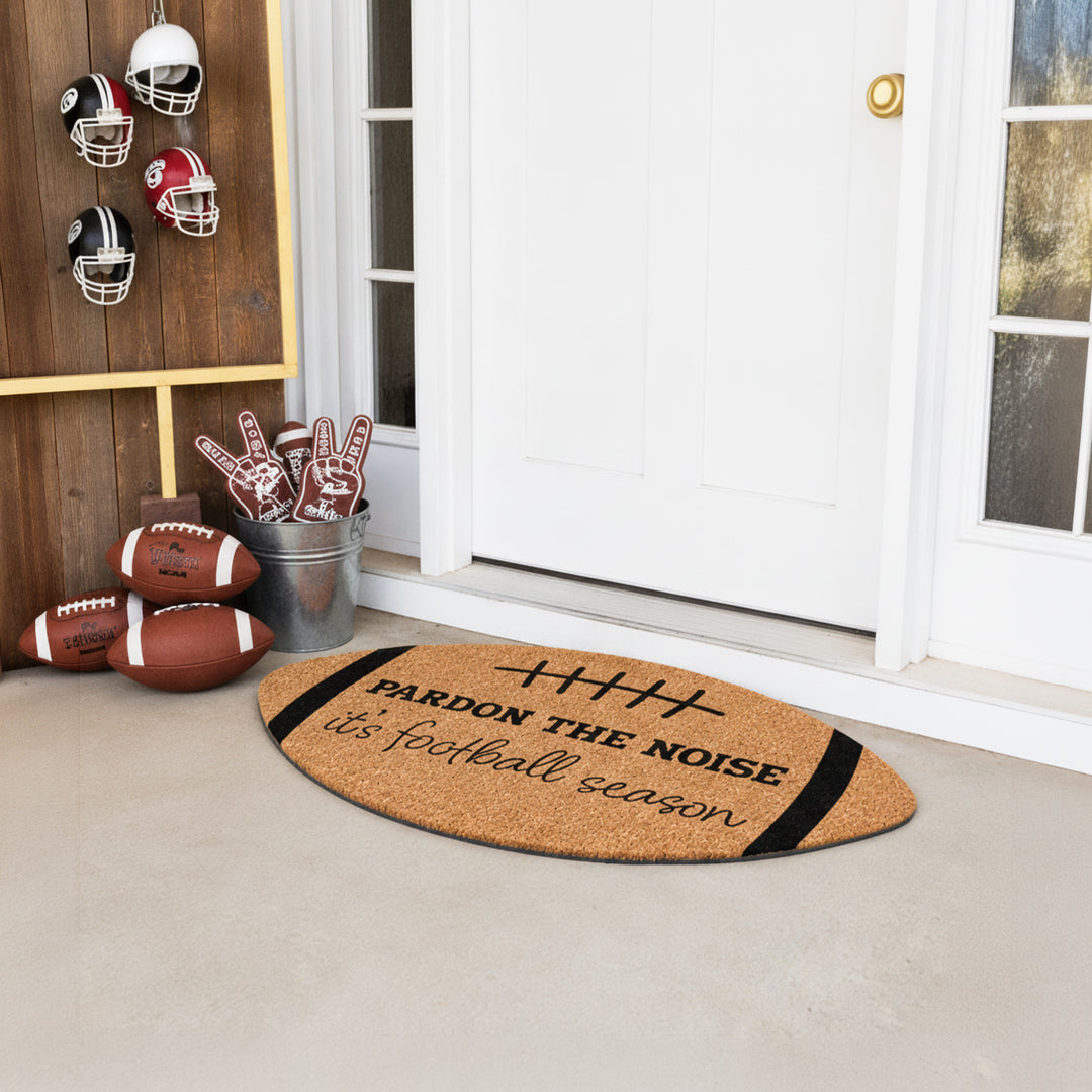 Pardon the Noise Shape  Doormat