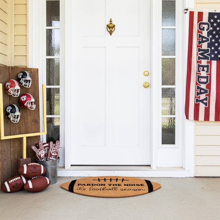 Pardon the Noise Shape  Doormat
