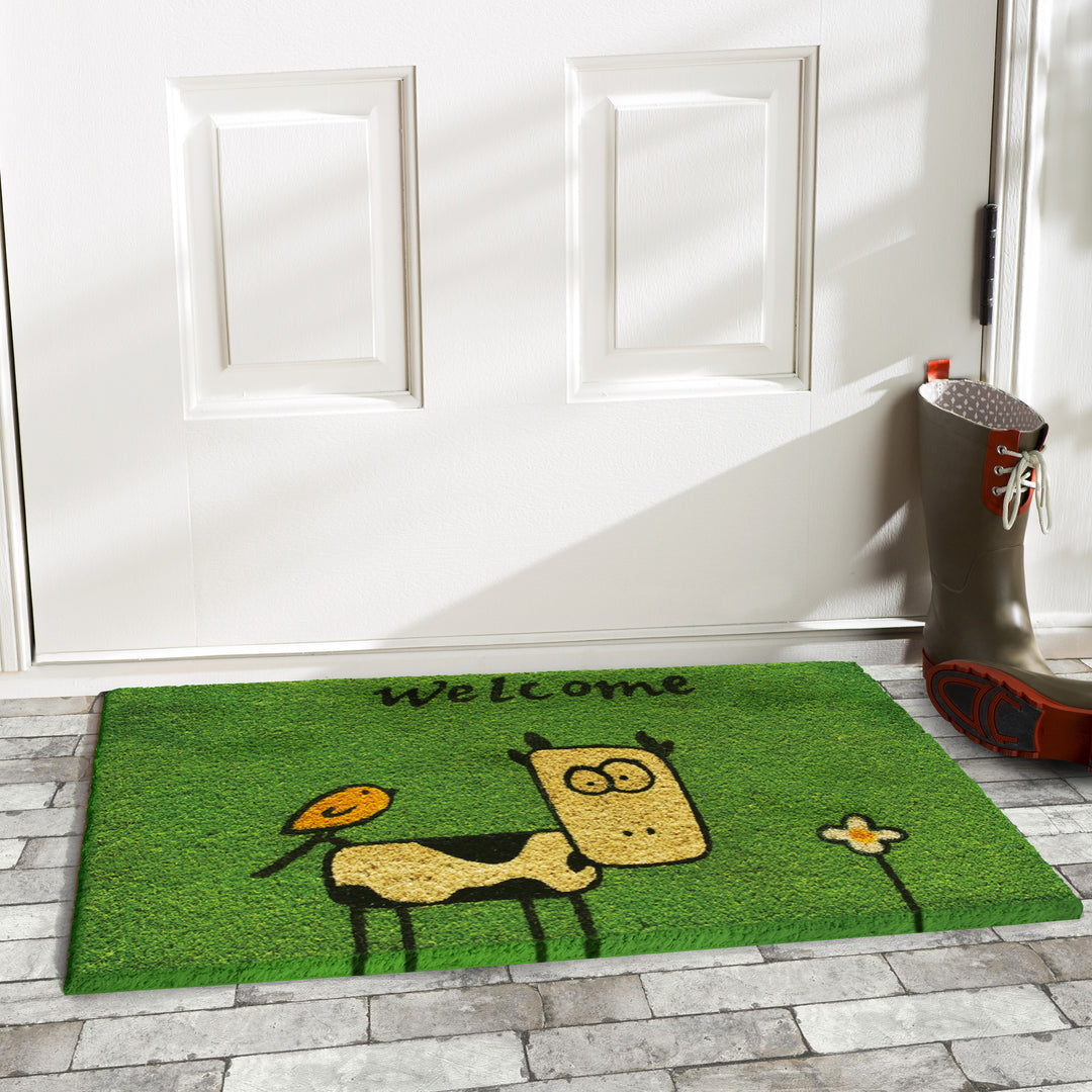 Cute Cow Doormat 17"x29"