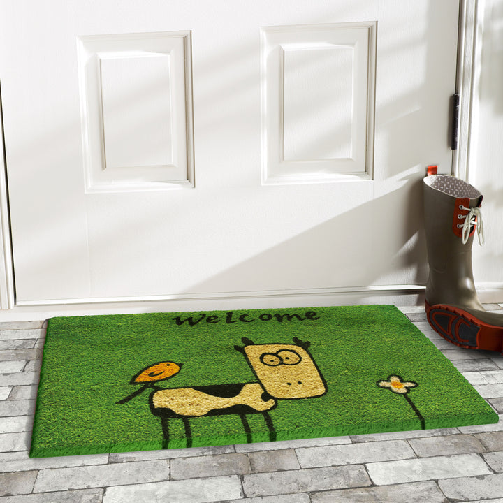 Cute Cow Doormat 17"x29"