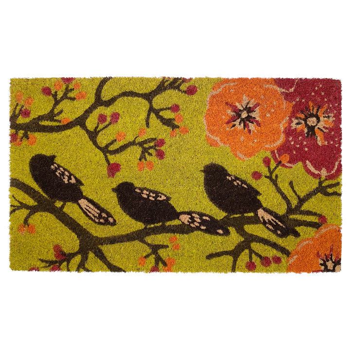 Spring Birds in a Tree Doormat