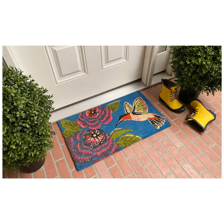 Hummingbird Delight Doormat 17"x29"