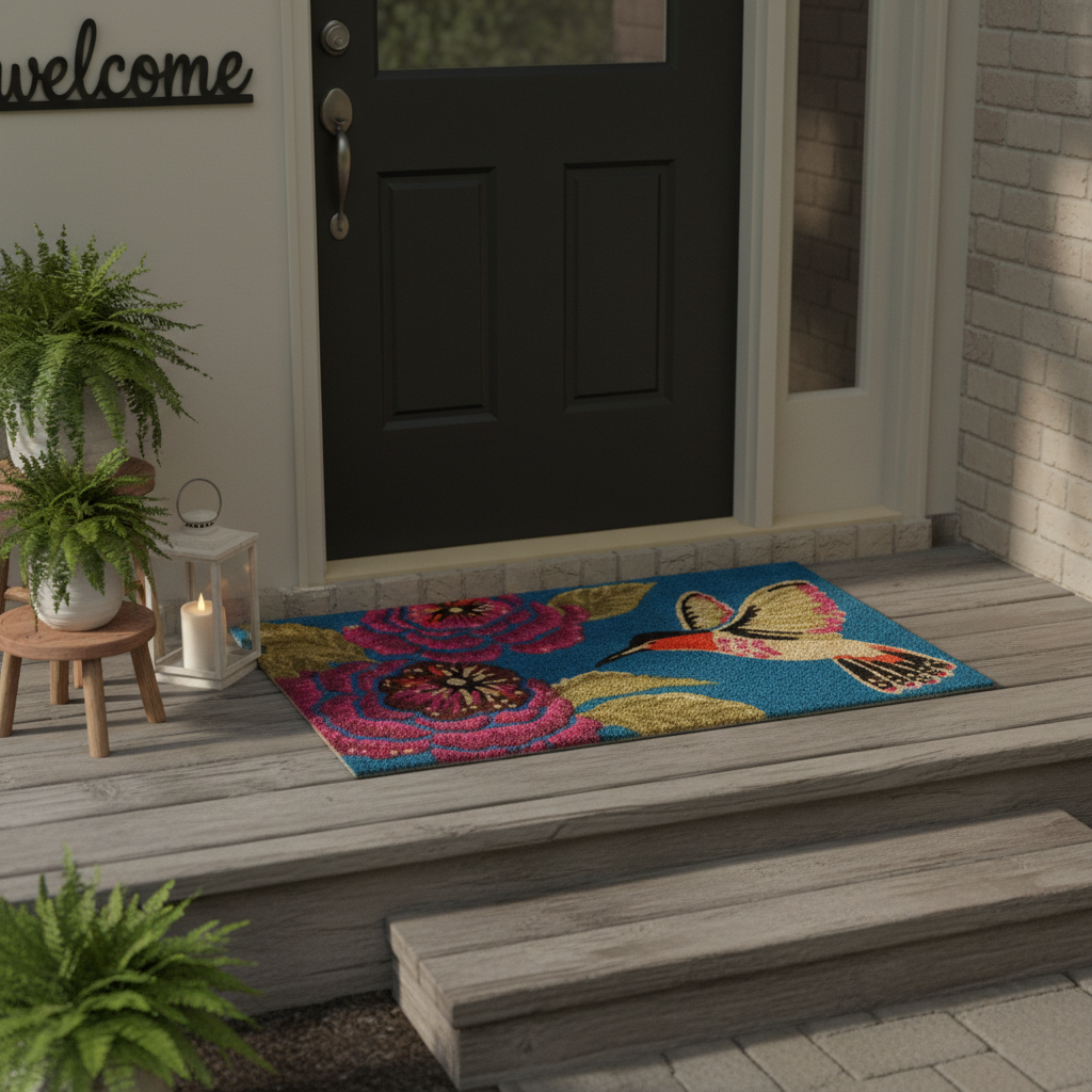 Hummingbird Delight Doormat