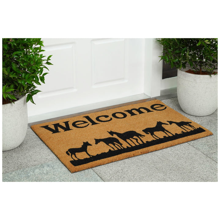 Horses Welcome Doormat