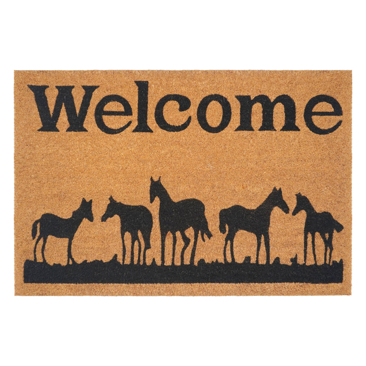 Horses Welcome Doormat