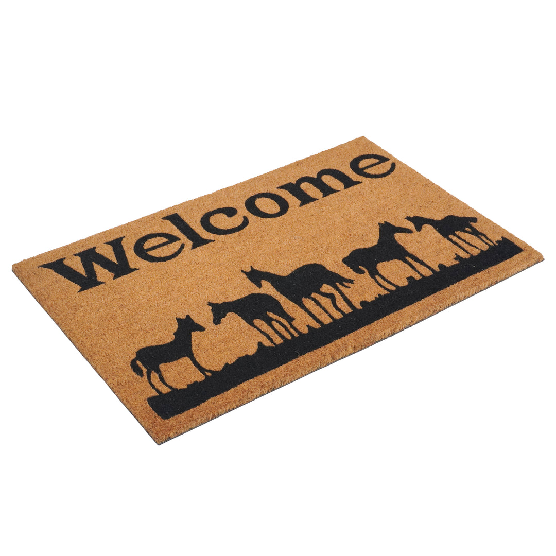 Horses Welcome Doormat