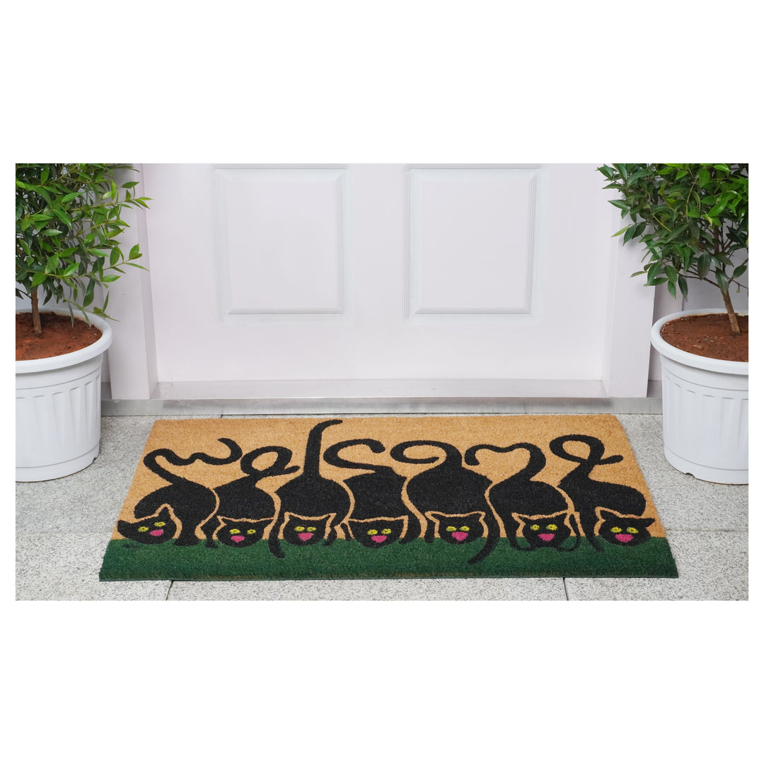 Cats Welcome Doormat 17"x29"