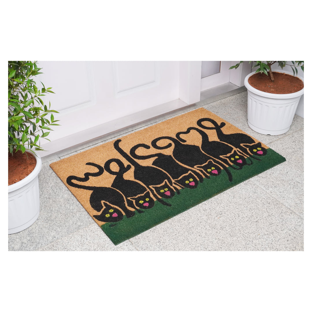 Cats Welcome Doormat 24"x36"