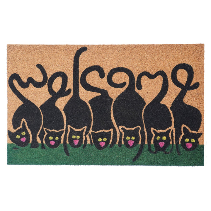 Cats Welcome Doormat 24"x36"