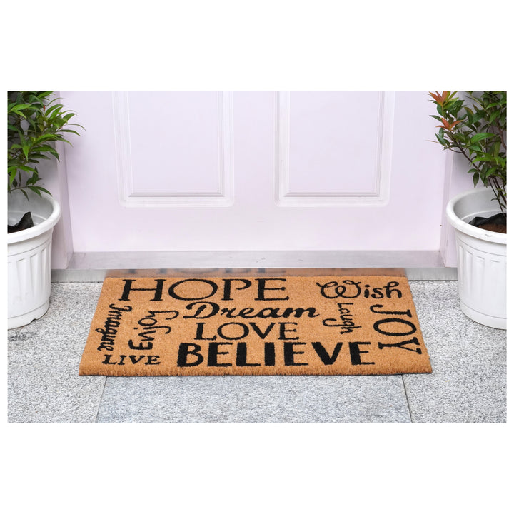 Hope Dream Believe Doormat 17"x29"