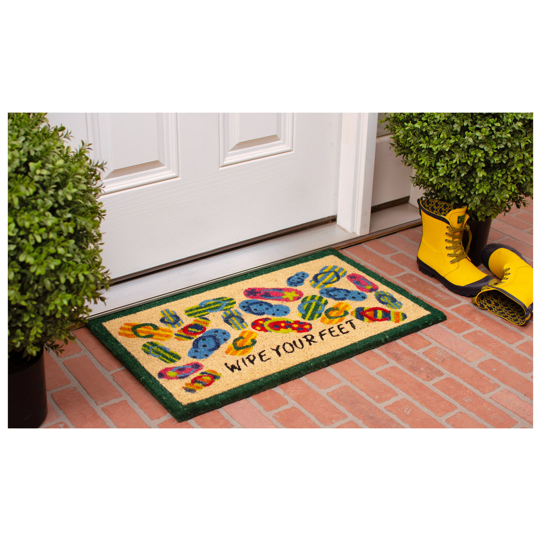 Lots of Flip-Flops Doormat 17"x29"