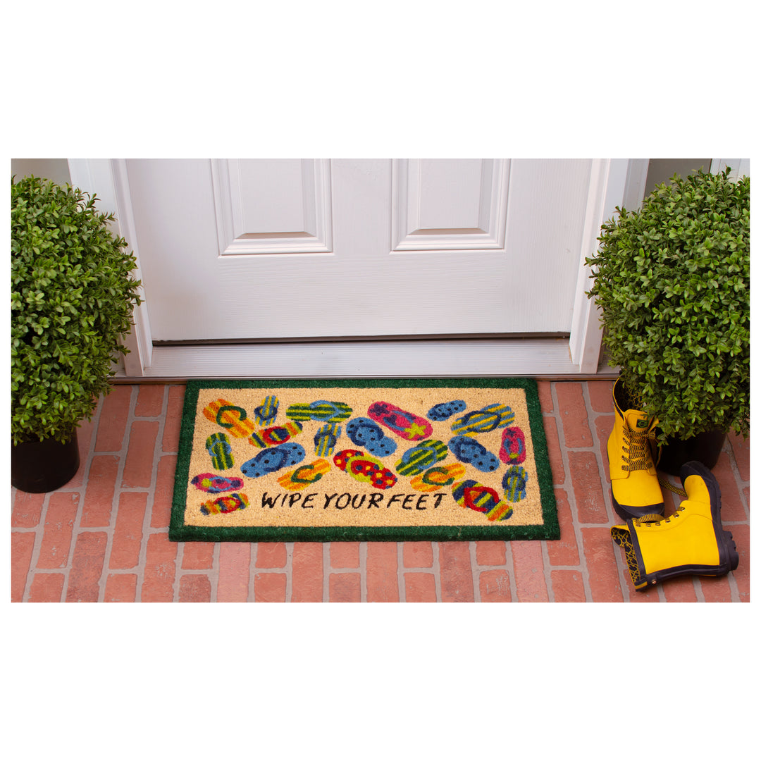Lots of Flip-Flops Doormat 17"x29"
