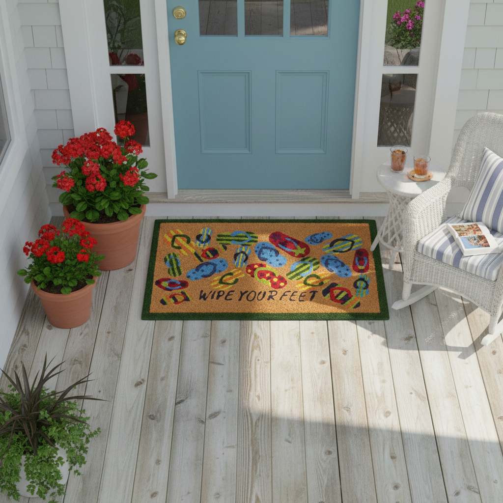 Lots of Flip-Flops Doormat