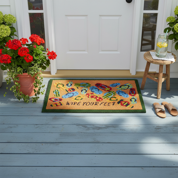 Lots of Flip-Flops Doormat
