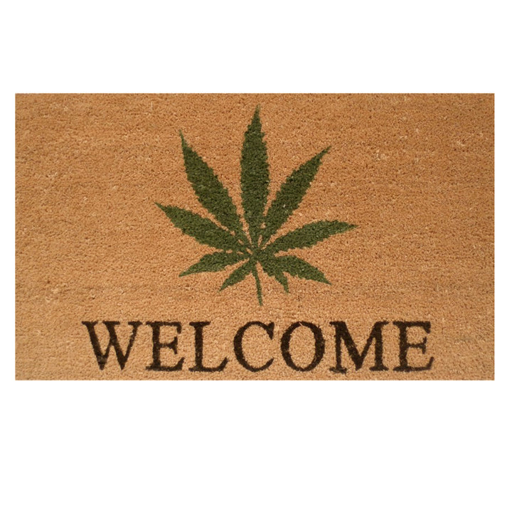 Cannabis Welcome Doormat 17"x29"