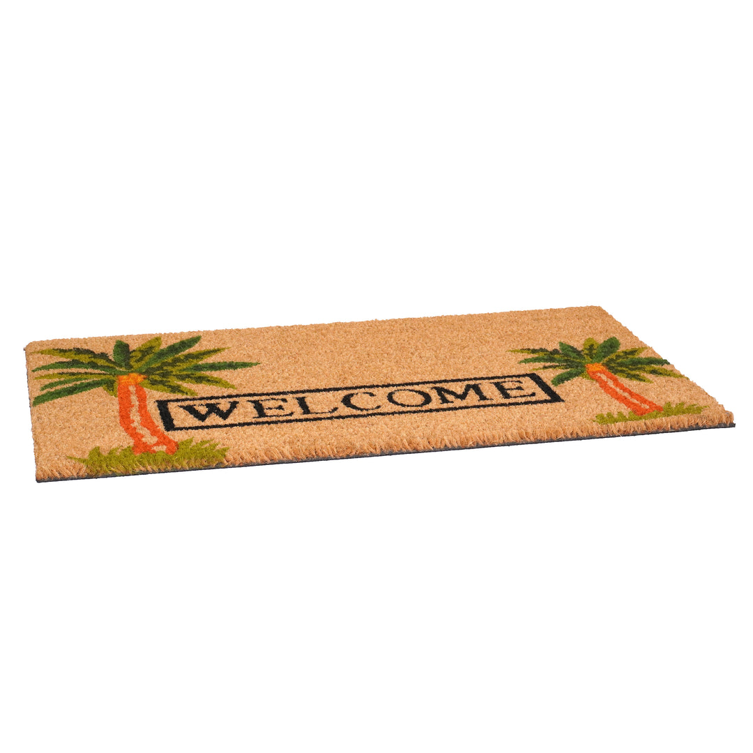 Palm Welcome Doormat 17"x29"
