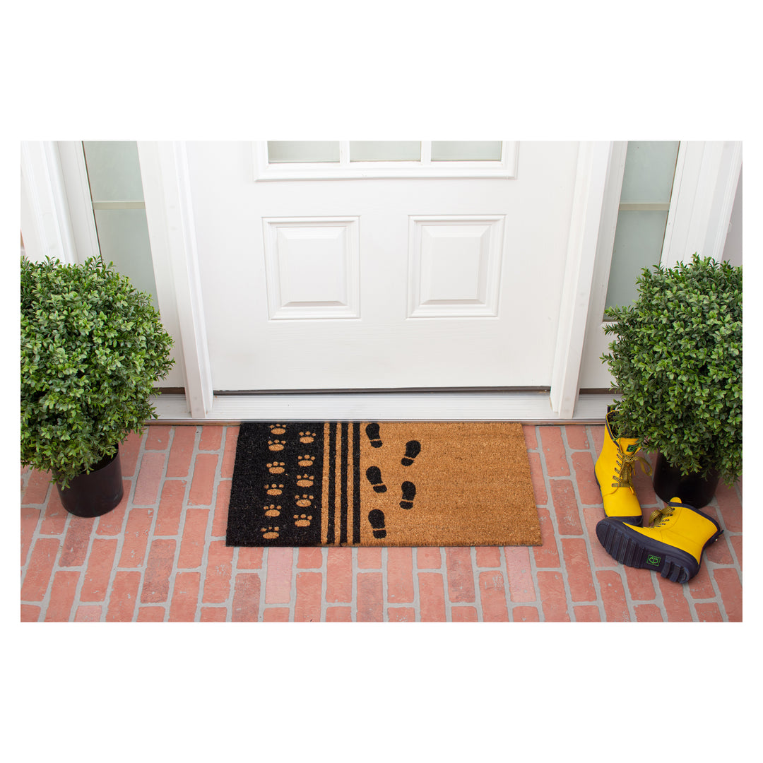 Man's Best Friend Doormat 17"x29"