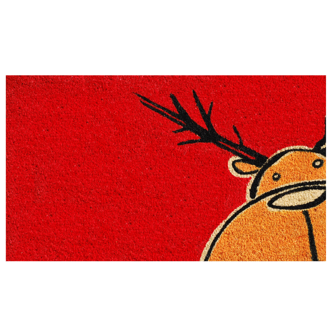 Christmas Moose Doormat 17"x29"