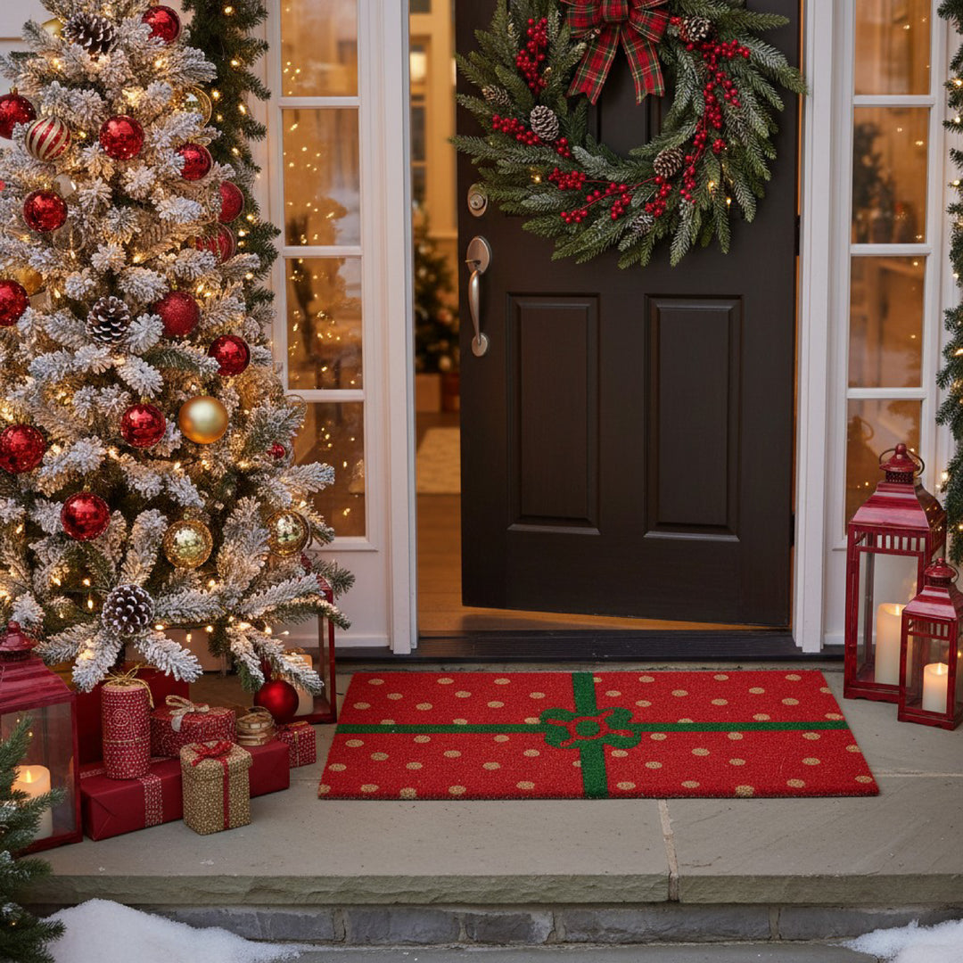 Christmas Package Doormat
