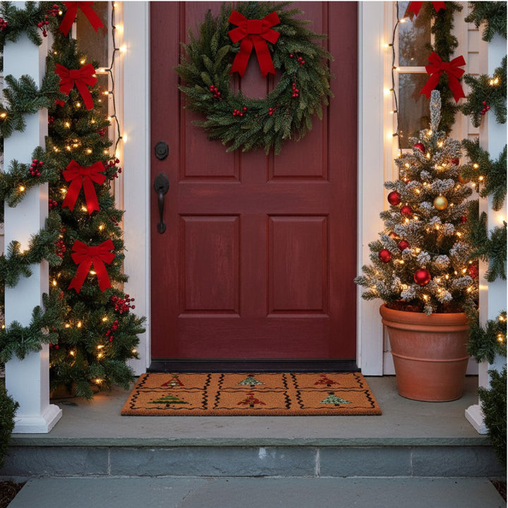 Christmas Trees Doormat