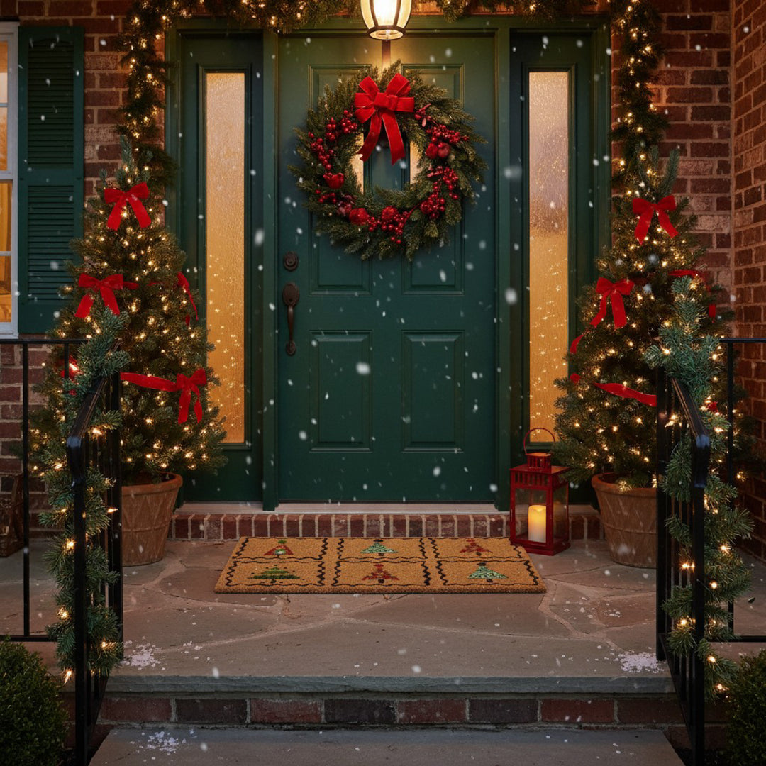 Christmas Trees Doormat