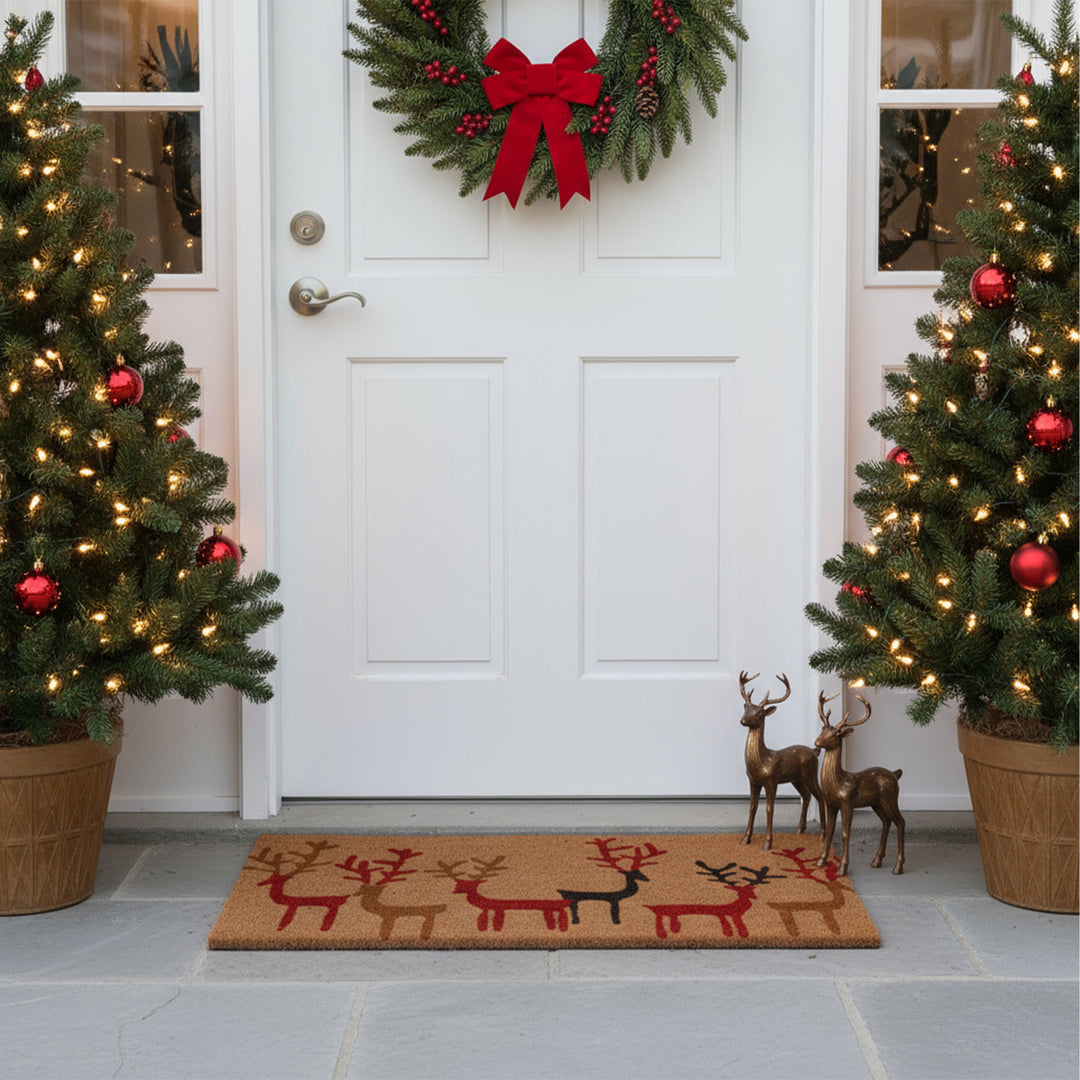 Christmas Deer Doormat