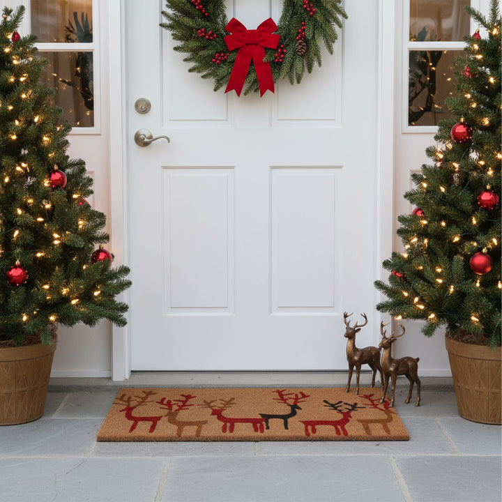 Christmas Deer Doormat