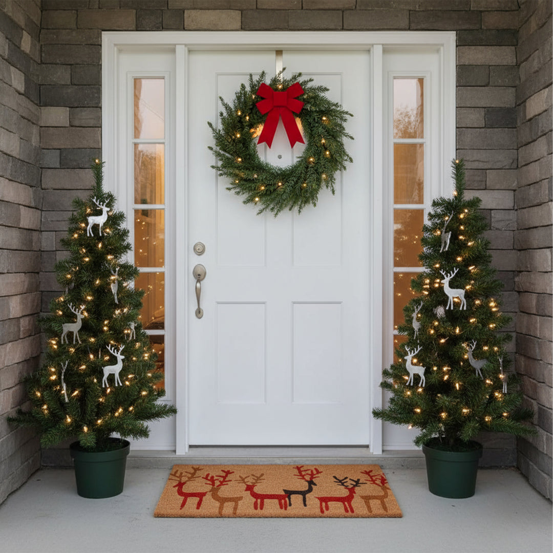 Christmas Deer Doormat