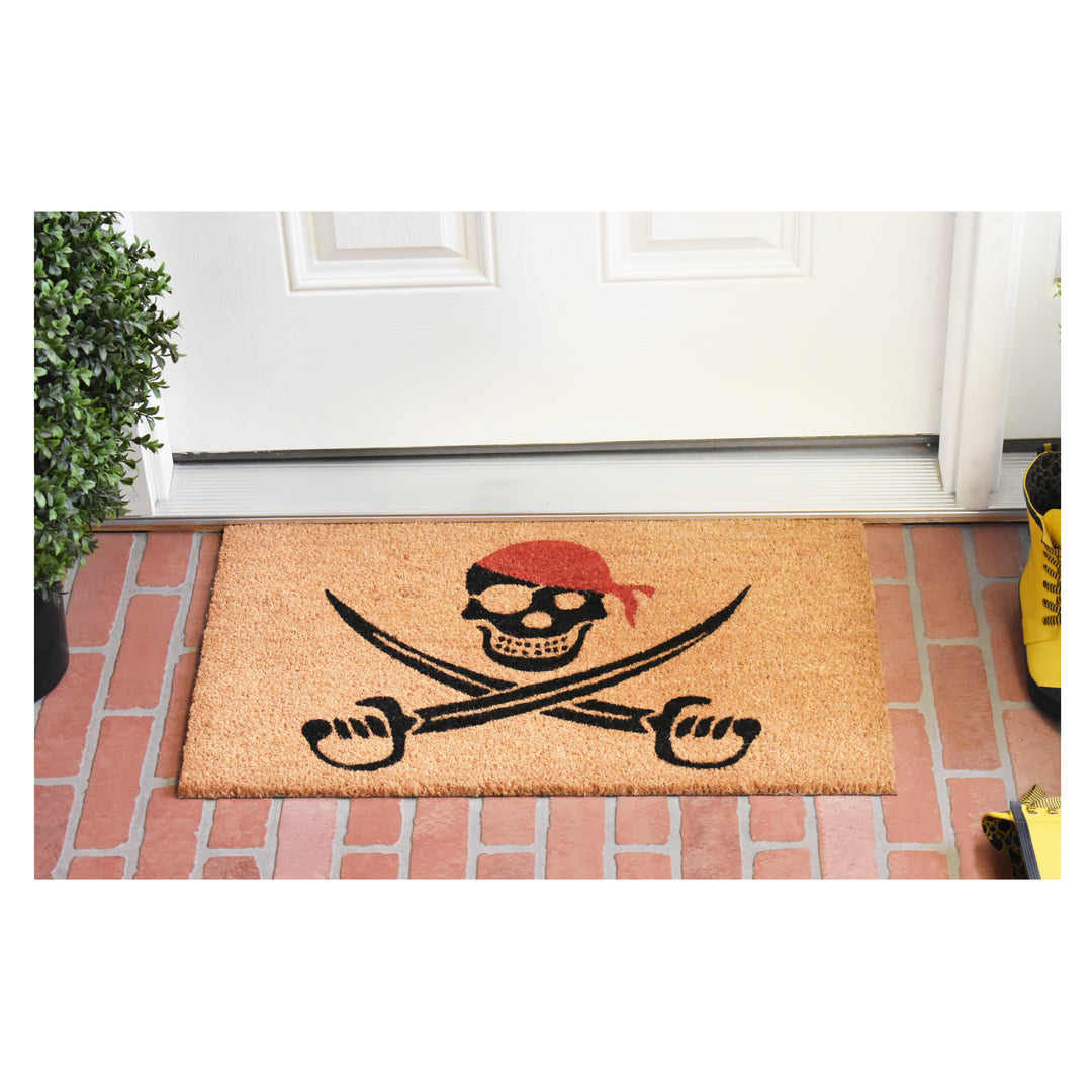 Pirate Doormat 17"x29"