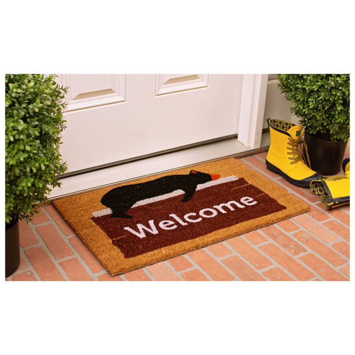 Lazy Bear Welcome Doormat 17"x29"