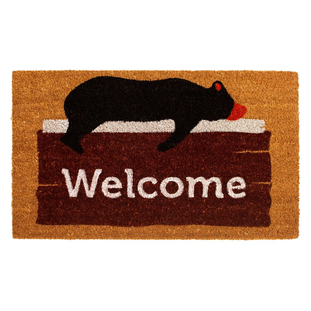 Lazy Bear Welcome Doormat 17"x29"