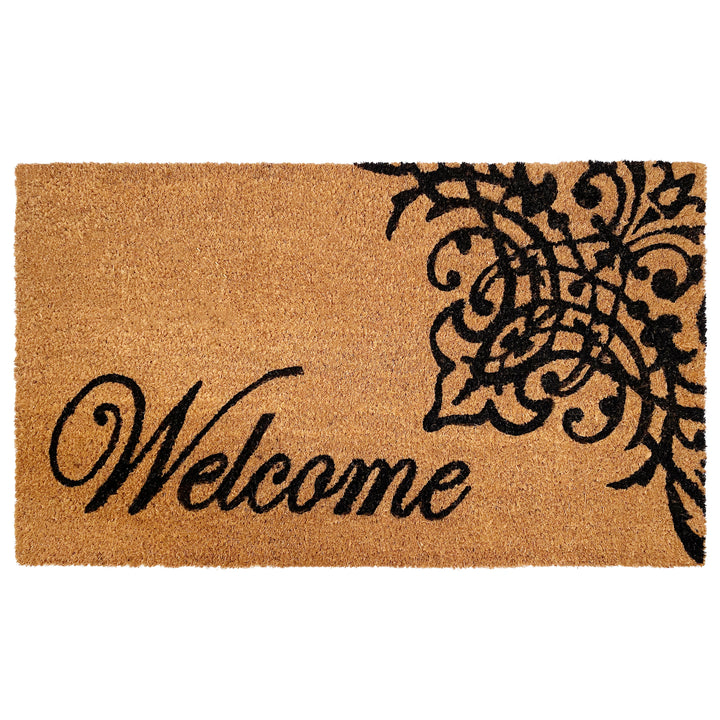 Scroll Welcome Doormat 17"x29"
