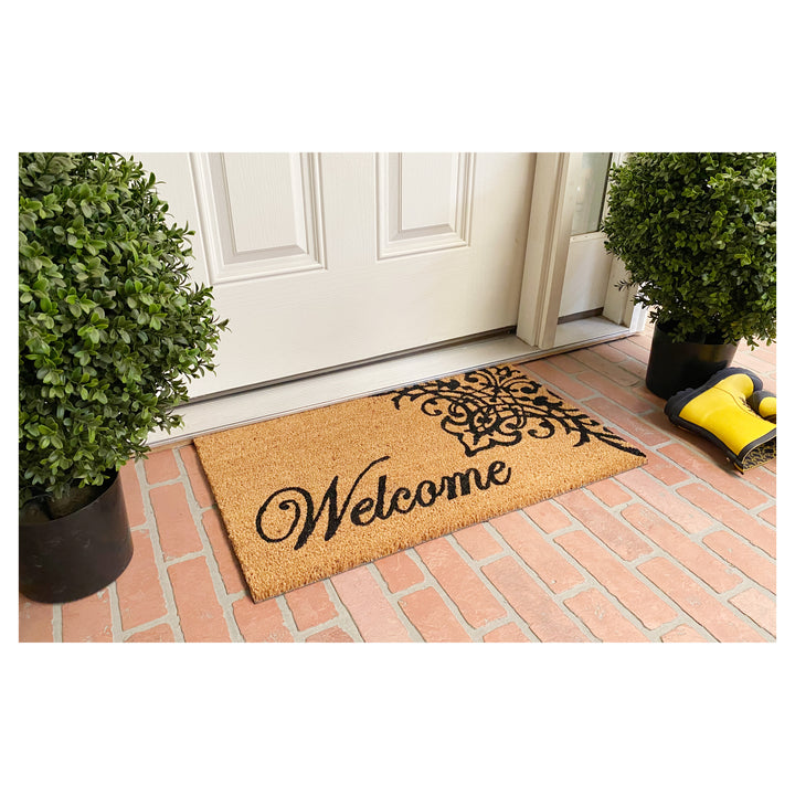 Scroll Welcome Doormat 24"x36"
