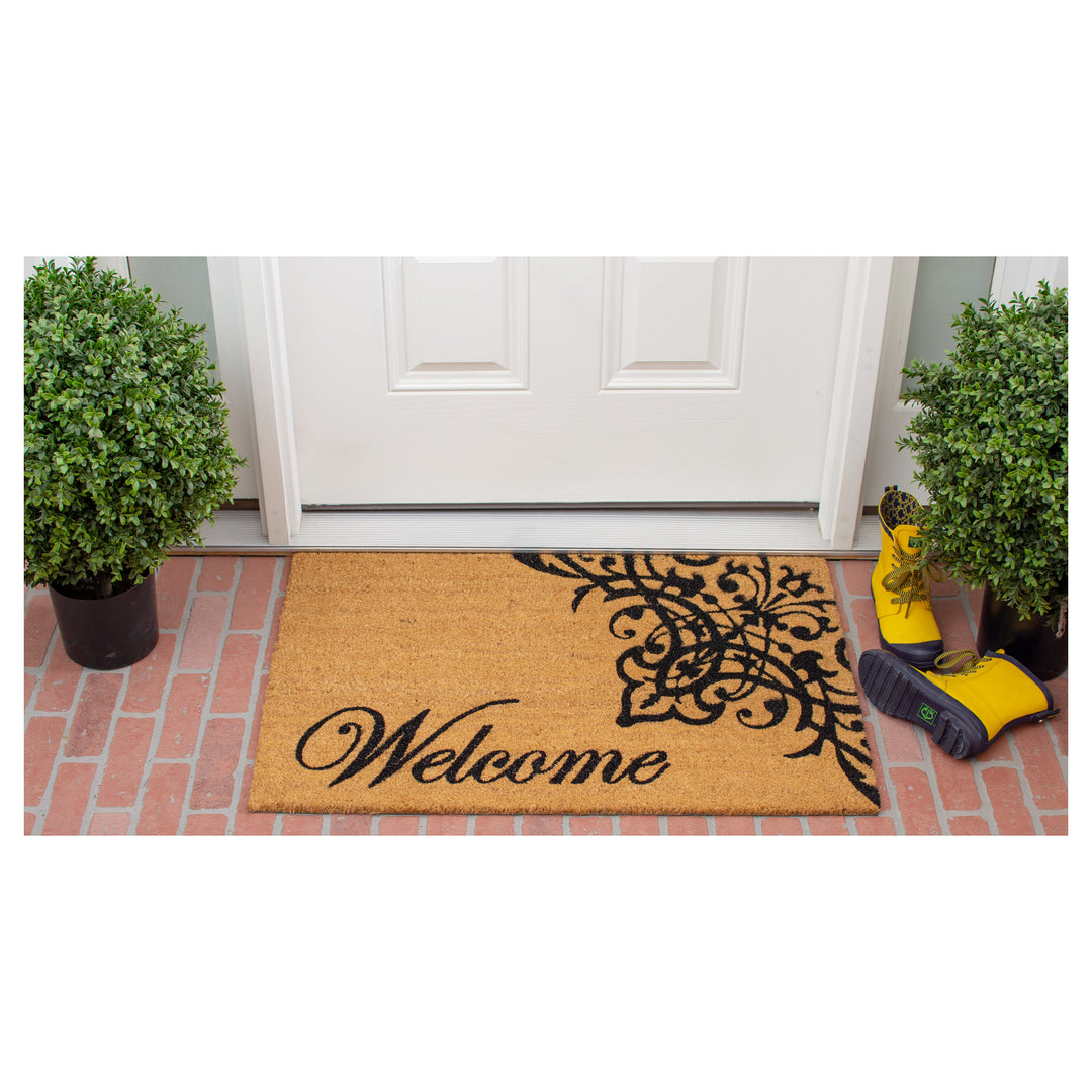 Scroll Welcome Doormat 24"x36"