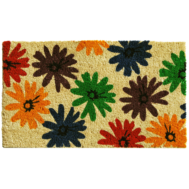 Colorful Daisies Doormat 17"x29"