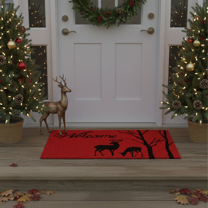 Winter Welcome Doormat