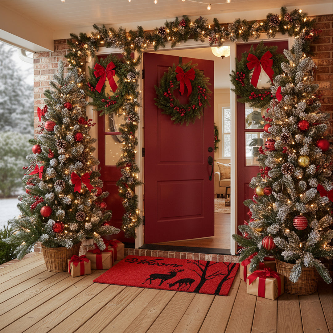 Winter Welcome Doormat