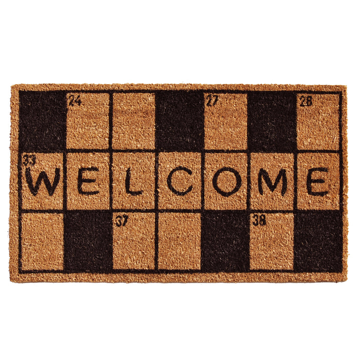 Crossword Welcome Doormat 17"x29"