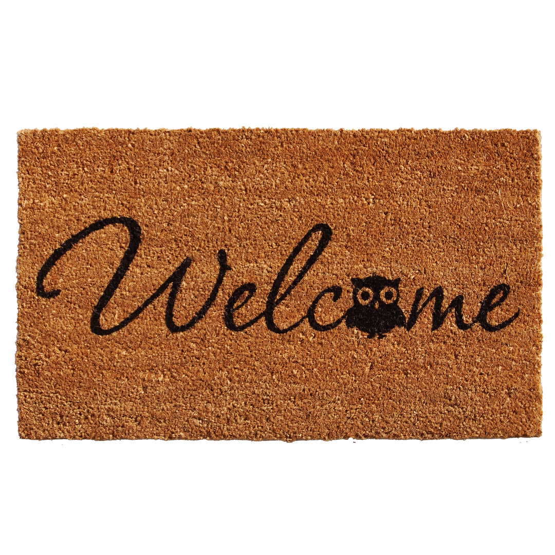 Barn Owl Welcome Doormat 17"x29"