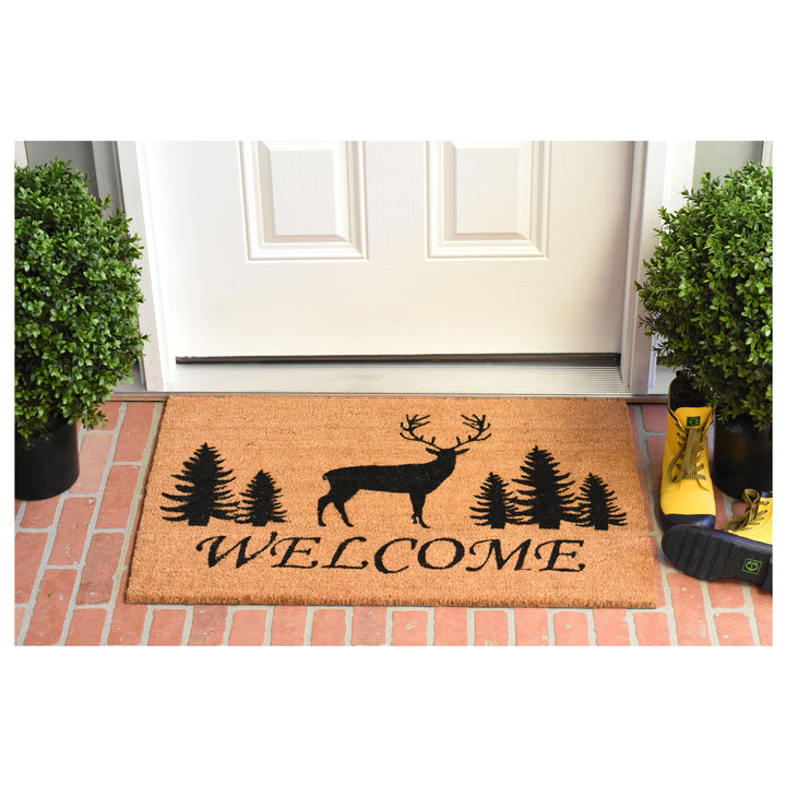 Elk Forest Welcome Doormat 17"x29"