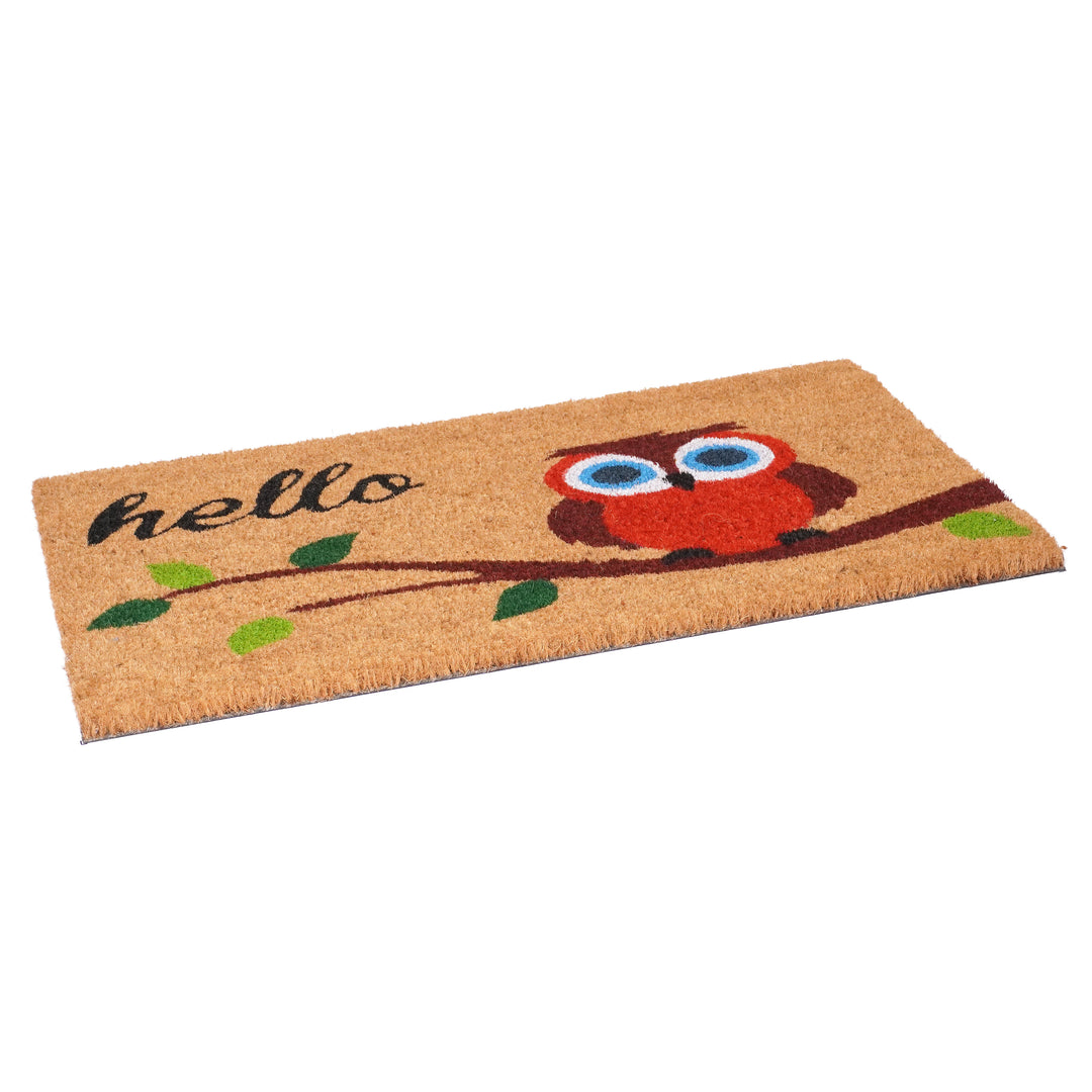 Elf Owl Hello Doormat
