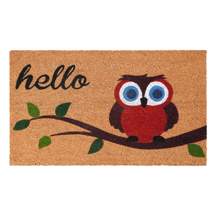 Elf Owl Hello Doormat