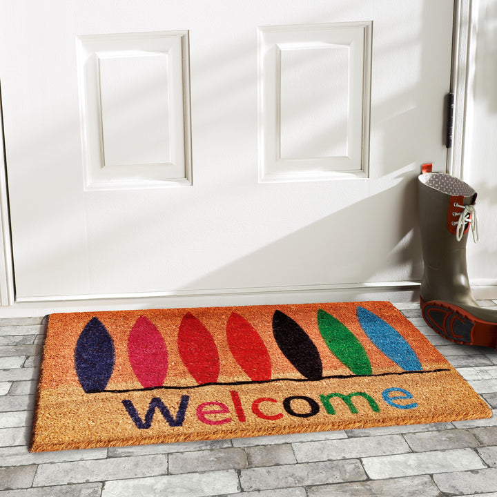 Surfboard Welcome Doormat 17"x29"