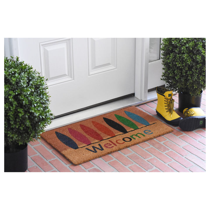 Surfboard Welcome Doormat 17"x29"