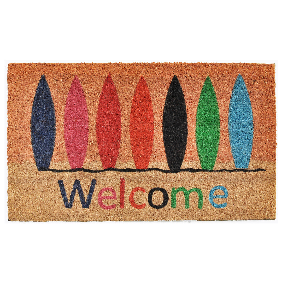 Surfboard Welcome Doormat 17"x29"
