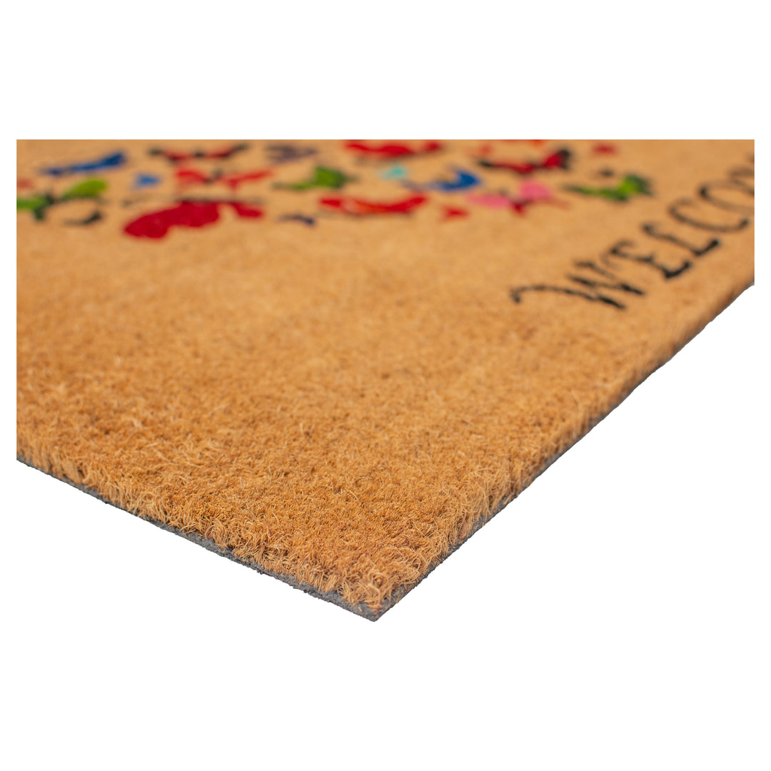 Butterfly Welcome Doormat 17"x29"