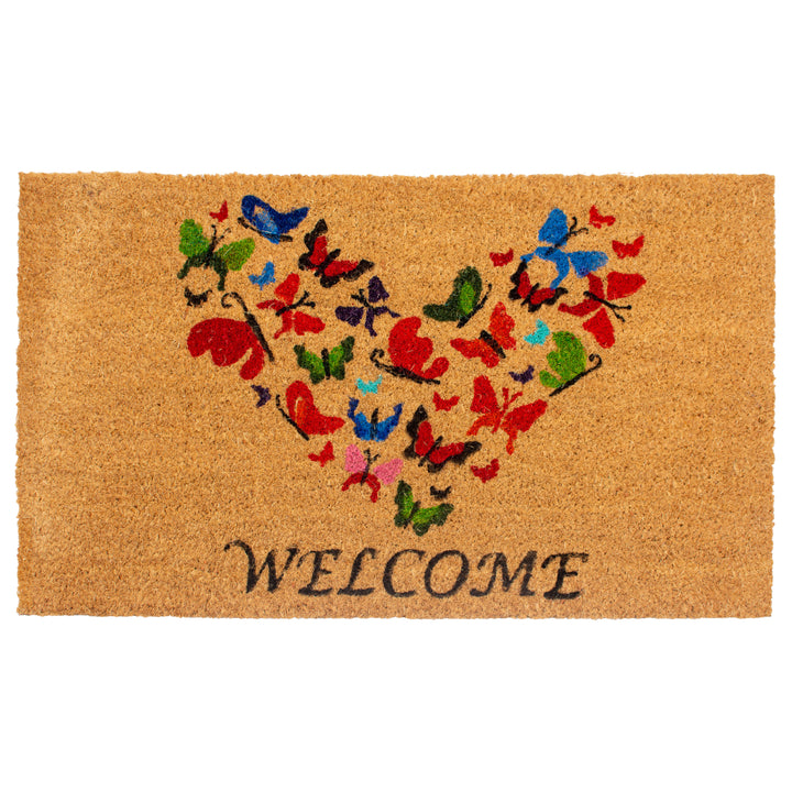 Butterfly Welcome Doormat 17"x29"