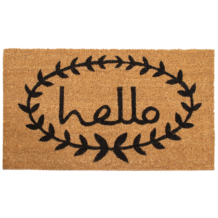 Calico Hello Doormat 24"x36"