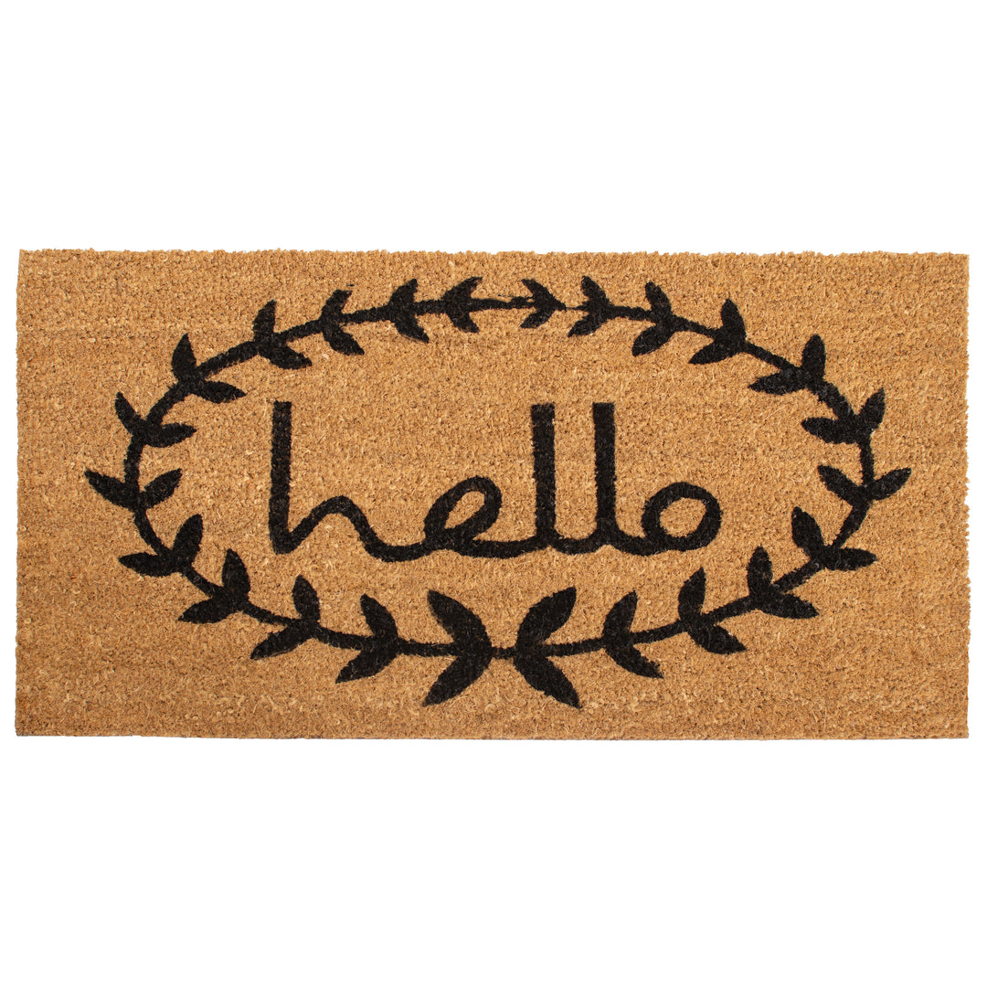 Calico Hello Doormat 30"x48"