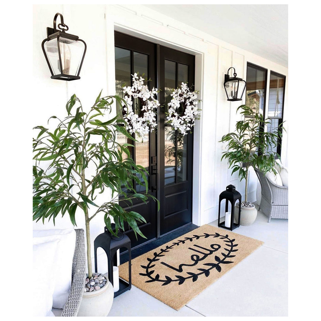 Calico Hello Doormat 36"x72"